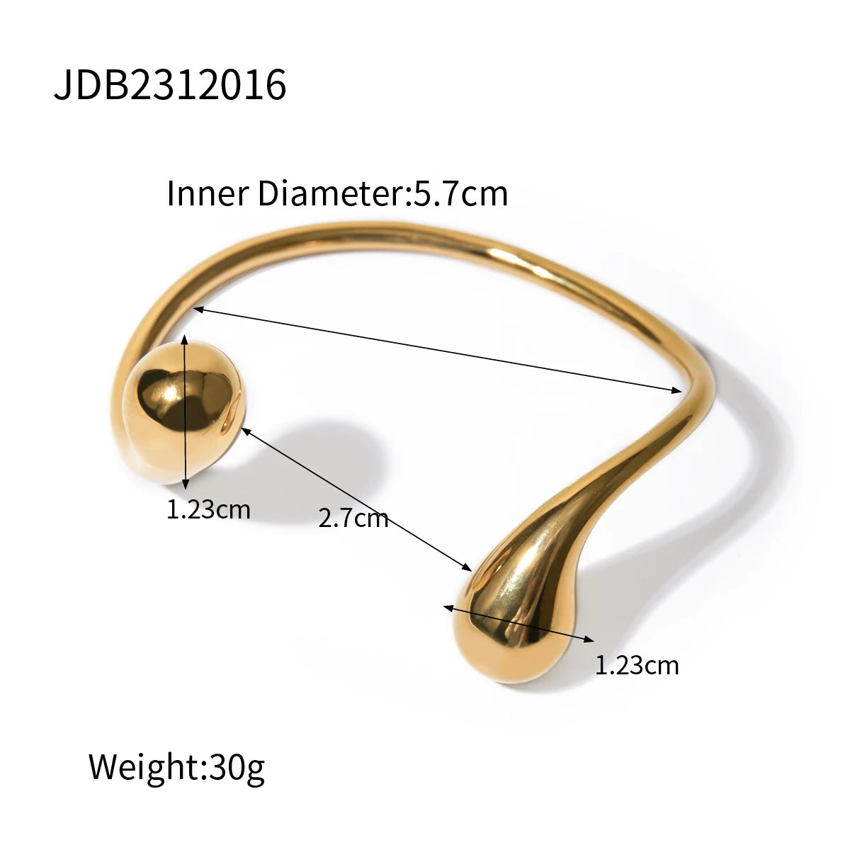 Bracelete Edera Banhado em Ouro 18K