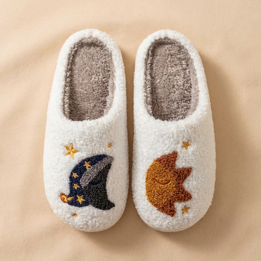 Pantufa Sol e Lua