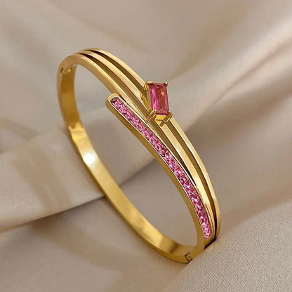 Bracelete Celain Banhada em Ouro 18K