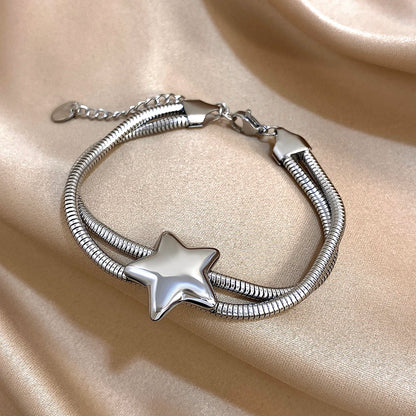 Pulseira Star Banhada em ouro 18K