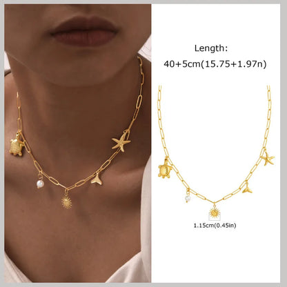 Colar Savanna Banhado em Ouro 18K