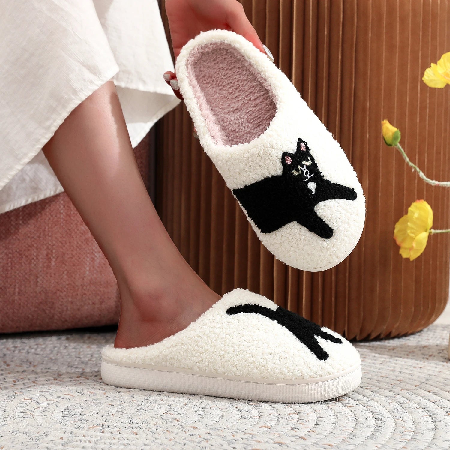 Pantufa Gato Preto