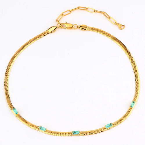 Colar Lysane Banhado a Ouro 18K