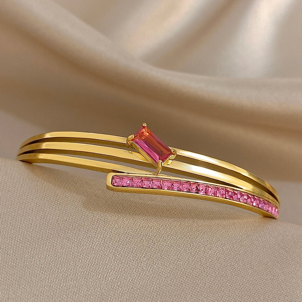 Bracelete Celain Banhada em Ouro 18K