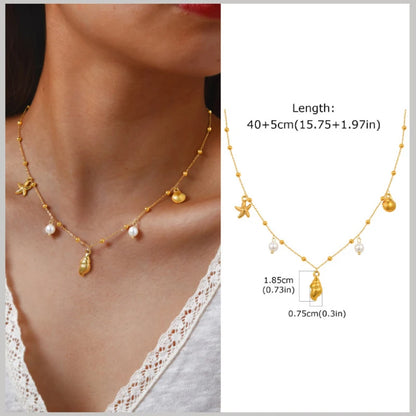 Colar Sorine Banhado em Ouro 18K