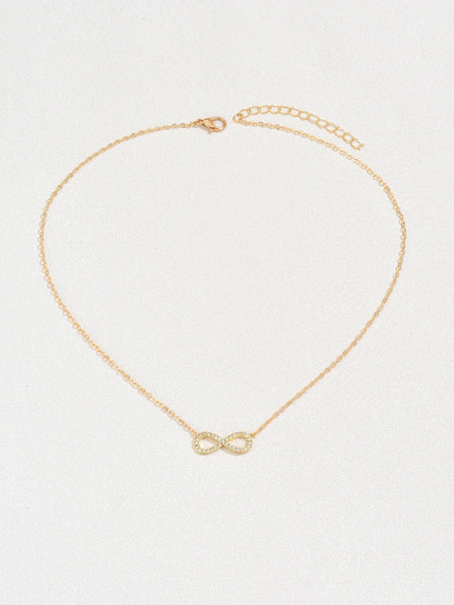 Colar Infinito Banhado em Ouro 18K