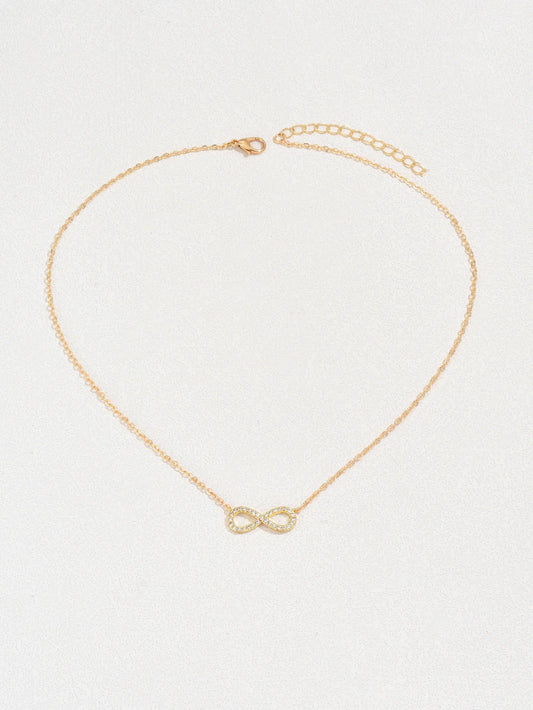 Colar Infinito Banhado em Ouro 18K