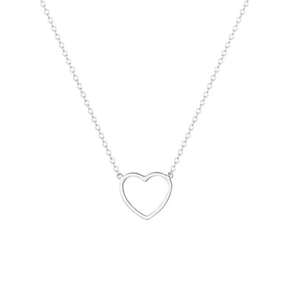 Colar Coração fino Banhado em Ouro 18K